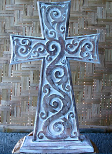 Standing Spiral Cross