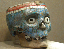 Turq skull